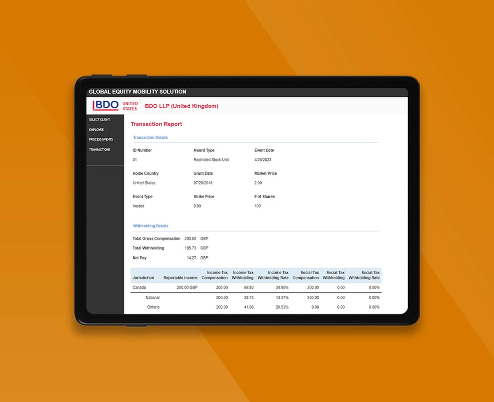Global Equity Mobility Solution